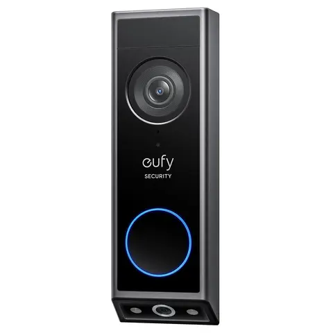eufy Security Video Doorbell E340 (Battery Powered), Dual Cameras with Delivery Guard, 2K Full HD and Color Night Vision, HomeBase S380 Compatible, No Monthly Fee｜Spingtok