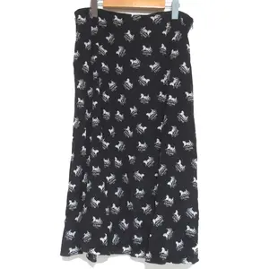 Pre-owned Celine Silk Small Leather Goods SULKY Skirt