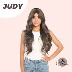 JBEXTENSION JUDY 26 Inches Long Curly Brown Color Wig JUDY