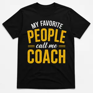 Baseball Coach T-Shirt, My Favorite People Call Me