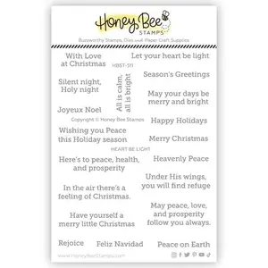 Honey Bee Stamps - Clear Stamps - Heart Be Light