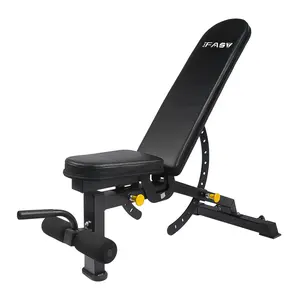 Dufominc Adjustable Strength Training Bench Press Home Full Body Workout Foldable Weight Benches Gym Multi-functional Fitness Dumbbell Chair
