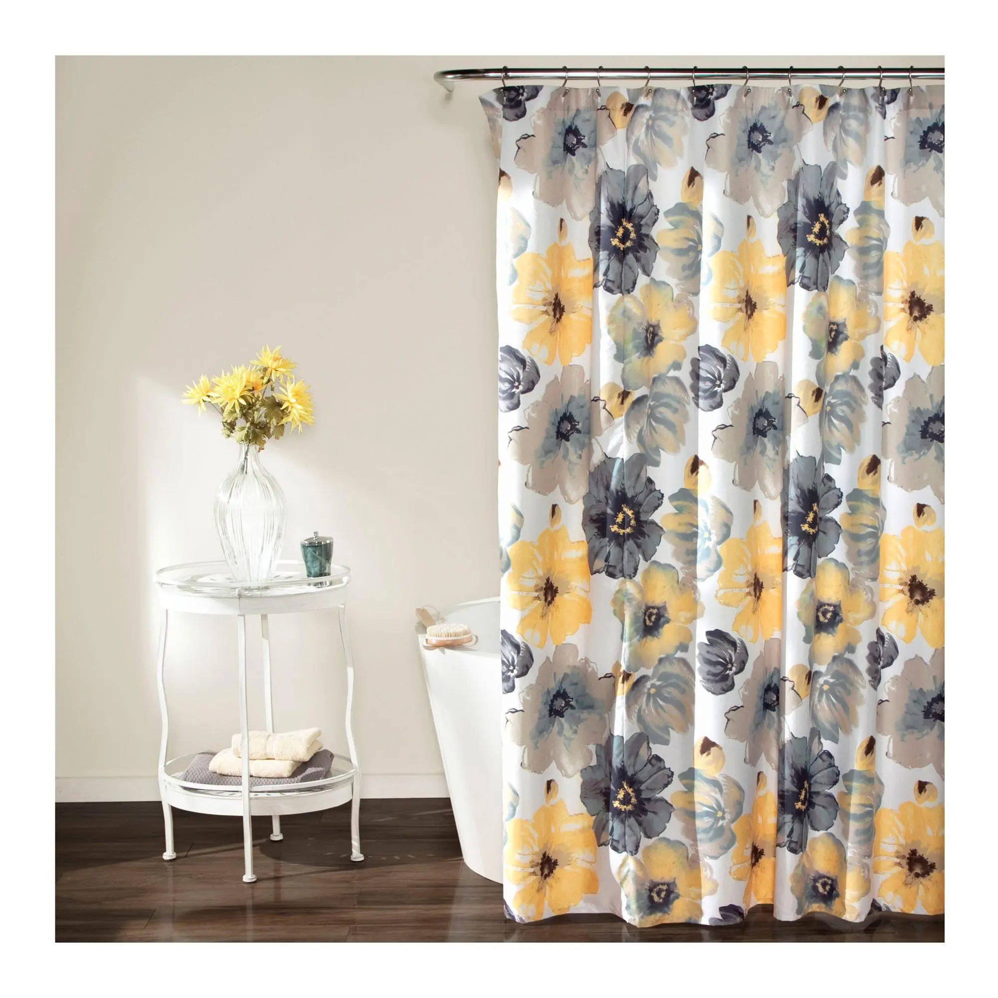 Leah Shower Curtain 72" x 84" by Lush Decor Leah Shower Curtain 72" x 84" by Lush Decor