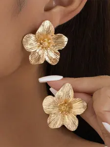 Flower Design Dangle Earrings, Fashionable Jewelry for Women, Daily Clothing Decor, Trendy All-match & Exquisite Jewelry for Birthday Gift