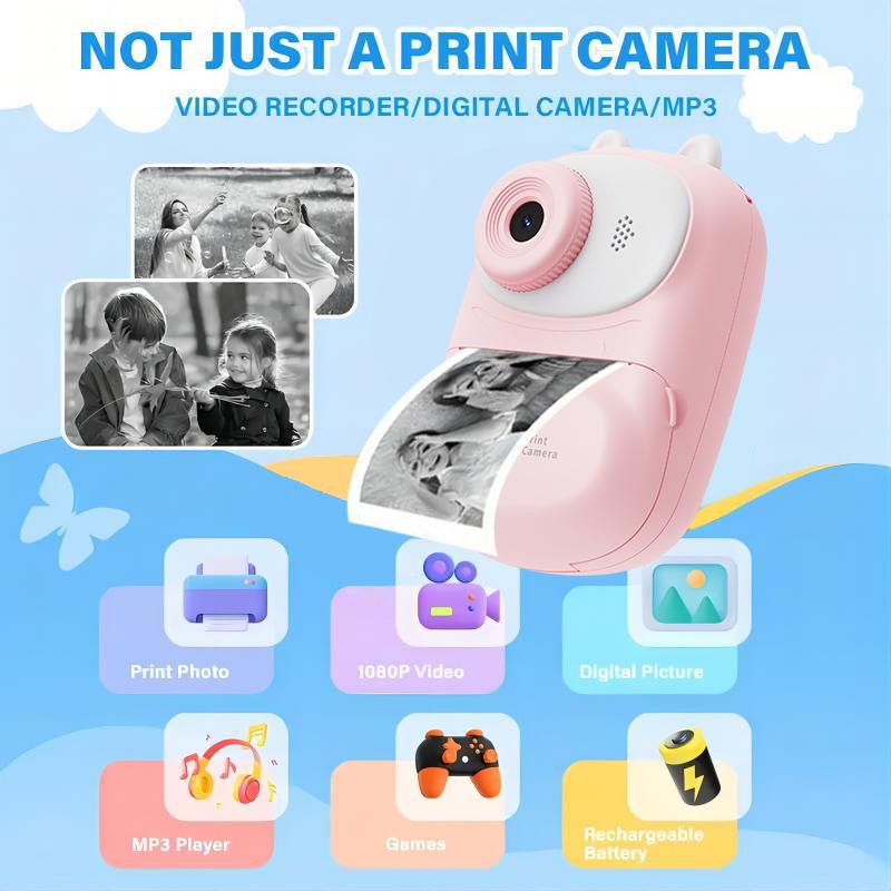 【Gift For Kids】Instant Print Kids Camera,1080P Children Printable Camera, Girls Boys Age 3-12, Perfect Birthday or Christmas Gift,disposable camera instant print 【Gift For Kids】Instant Print Kids Camera,1080P Children Printable Camera, Girls Boys Age 3-12, Perfect Birthday or Christmas Gift,disposable camera instant print