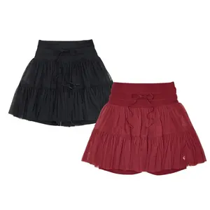 Love Spell (Longer) TikTok Exclusive Bundle - Crimson x Black (Longer) Pirouette Skorts