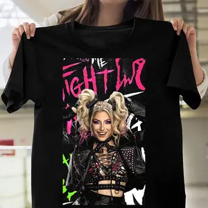 Alexa Bliss Black T-Shirt – Iconic Women’s Wrestling Star Graphic Tee, Unisex Casual Fanwear Gift