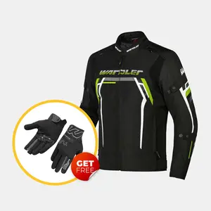 Radar / Black-White-Neon Yellow / Motorcycle Jackets