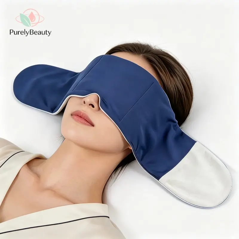 Micro Gravity Sleep Eye Mask for Adults - 1 Piece Grey, Full Light Blockage, Soft, Breathable, No-Pressure, Skin-Safe Beauty Products, Travel-Friendly Night Blindfold (Beauty & Personal Care, Eye Care Essential), Full Blockage