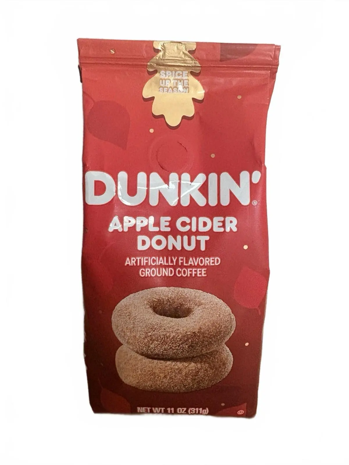 Dunkin Apple Cider Donut Ground Coffee 11 oz Limited Seasonal Flavor NEW