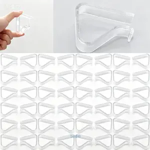 Large Windproof Tablecloth Clips, 48-Piece Plastic Table Cover Holder Clamps, Reusable Tablecloth Clips for Outdoor Camping Picnic, Secure Fit for Christmas Home Wedding Party Events, Durable Table Clamp Set for Indoor and Outdoor Use