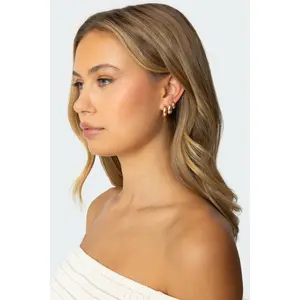 Chunky Hoop Earring Set Chunky Hoop Earring Set