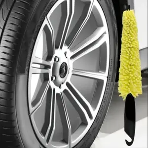 Effortlessly Clean Your Car Wheels with Our Tire Rim Cleaning Tool, Nano Sponge Wheel Brush for Gap Washing, Auto Detailing Accessory
