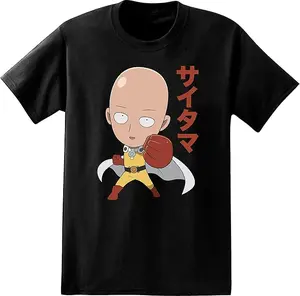 One-Punch Man Mens T-Shirt Mens Anime Shirt - Saitama Tee