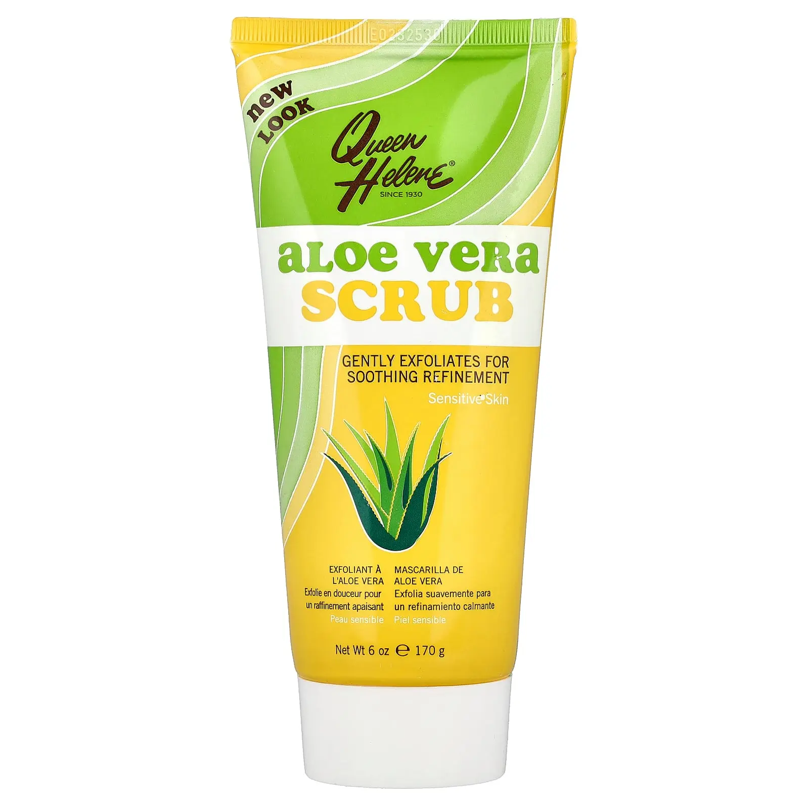 Queen Helene Aloe Vera Scrub, Sensitive Skin, 6 oz (170 g)