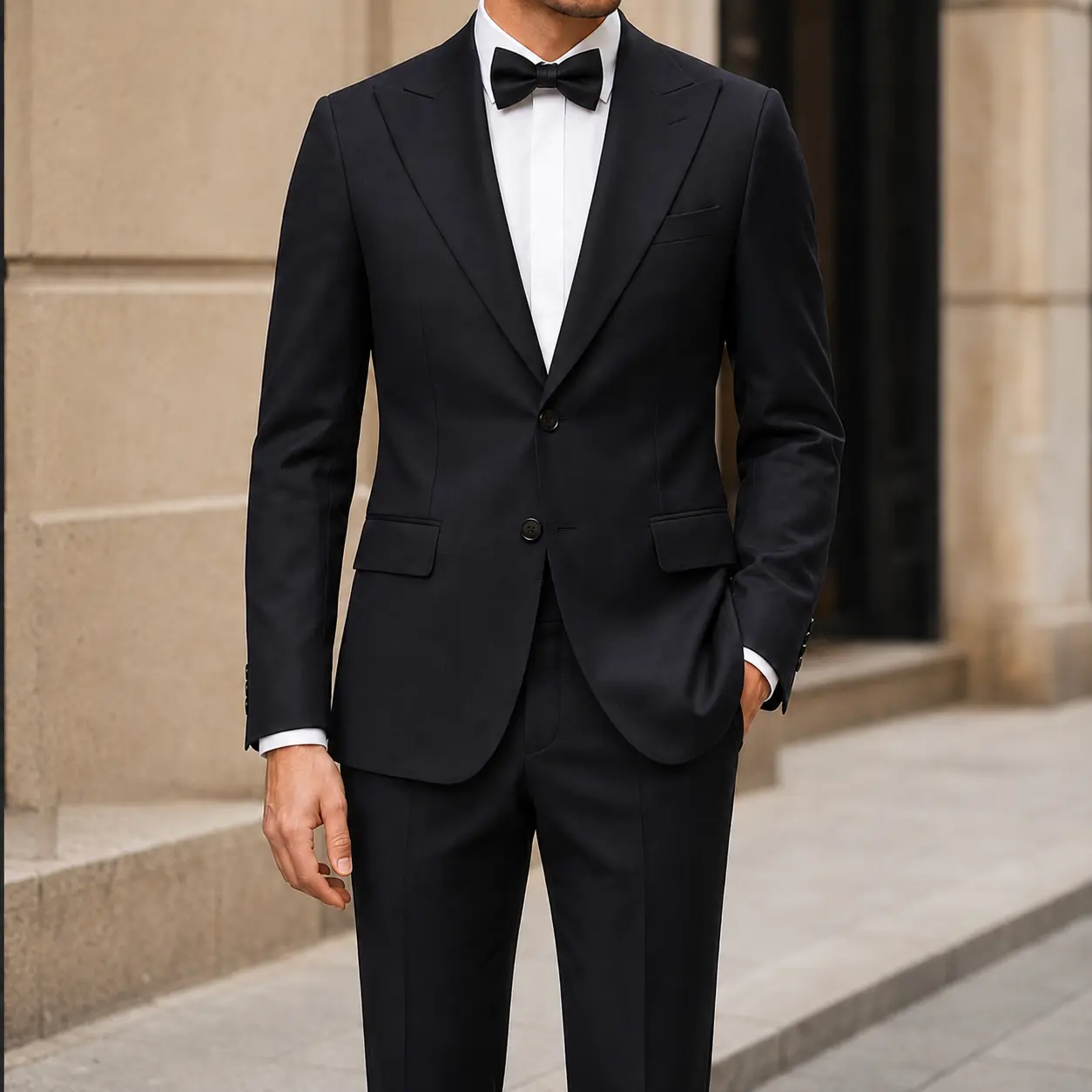 Men's Slim-Fit 2-Piece Formal Suit Set - Tuxedo-Style Blazer & Trousers, Classic Menswear for Wedding, Office Events teacher outfits office work clothes office clothes corporate office wear