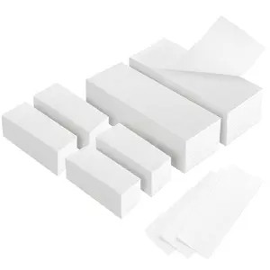 600-Count Non Woven Wax Strips, 2 Size Body and Facial Epilating Wax Strips Paper for Hair Removal, Beauty Waxing Strips for Leg Face Chest Back and Bikini