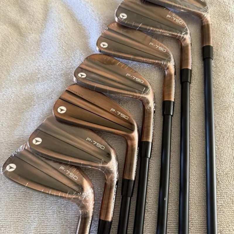 2025 TaylorMade P790 Black Irons Set (4-PW) - Stiff/Regular Flex Shafts