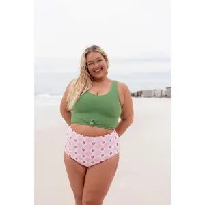 Leisure Reversible Bottom | Strawberry Check