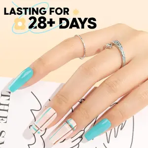 Coffin Nails Tips Pre-buff Soft Nail Tips Matte Coffin False Nails Tips Acrylic Full Cover 312Pcs 15Sizes Gelly Press On Nails Fake Nail Tips for Nail Extension DIY Salon