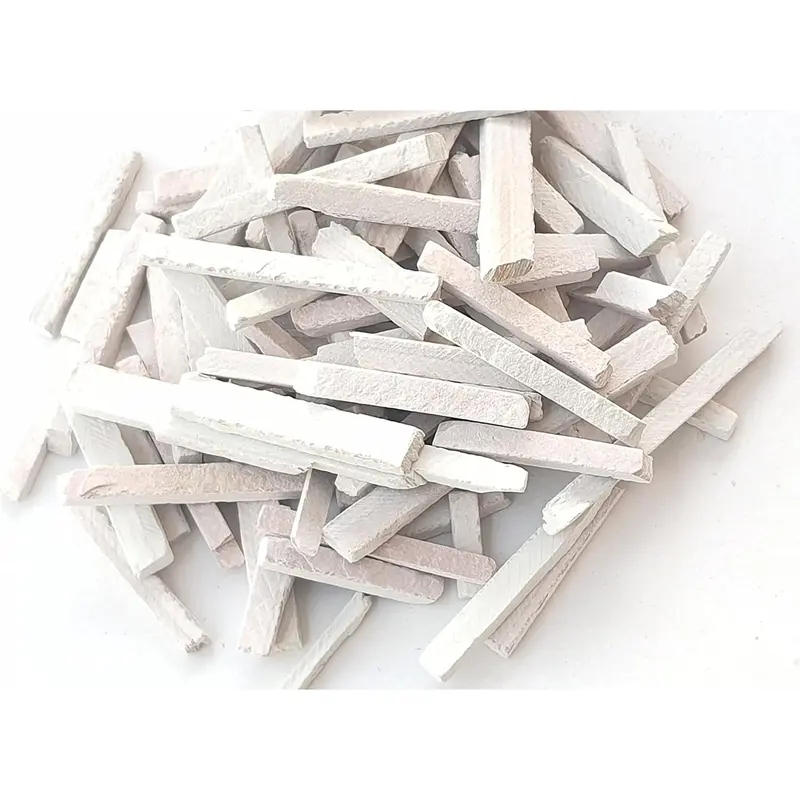 Slate Pencils White Color Chalk 4-8 Mm Thick (250 Grams)
