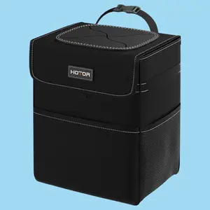 HOTOR Car Trash Can - Leak-Proof Car Organizer and Storage Bag for The Back/Front/Console of Any Cars,Sedans, SUVs & Trucks Easy-to-Install Car Accessory Interior