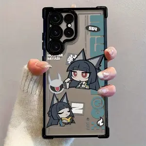 Phone Case: Zenless Zone Zero Miyabi Hoshimi Phone Case Compatible with Samsung Galaxy S25/S24/S23 FE Ultra Plus 4G/5G Shockproof Transparent Soft Gel Protective Cover