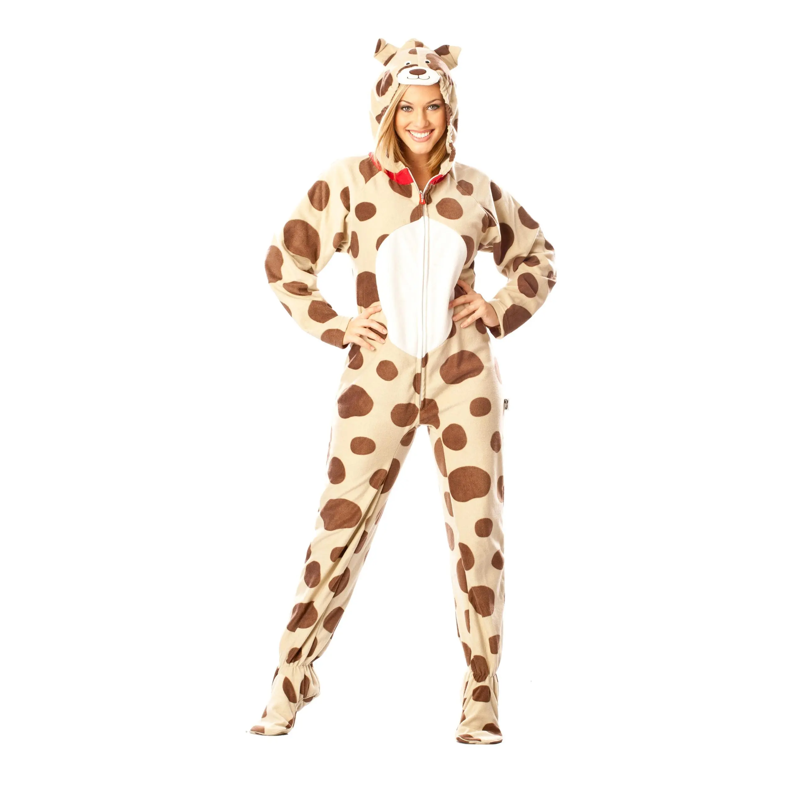Doggie Adult Footed Costume Onesie