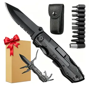 VerveWave EDC Multitool Pliers, 10 In 1, Gifts for Boyfriend Him Husband Men, For Camping, Survival, Outdoors