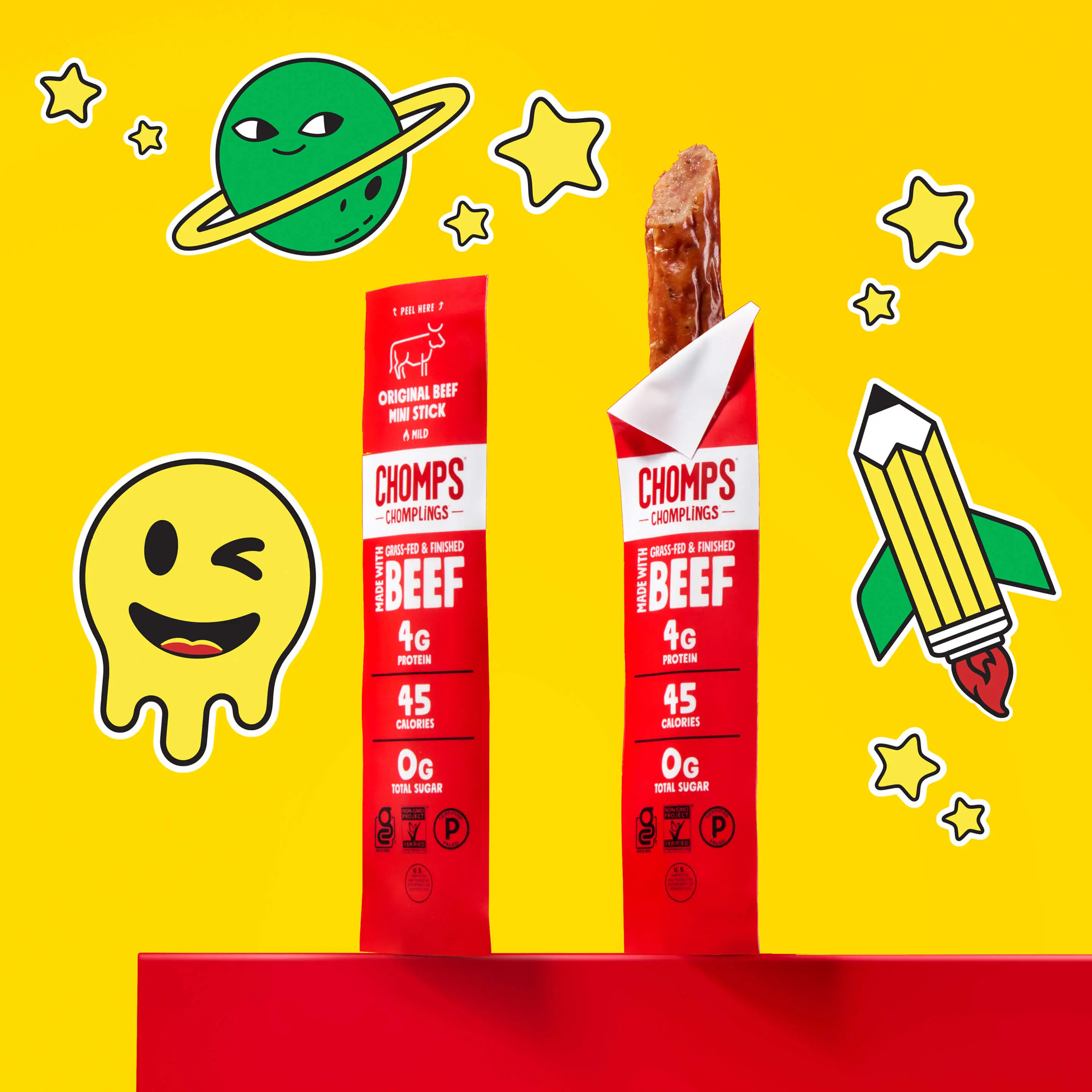 Original Beef Chomplings School Pack (14 ct)