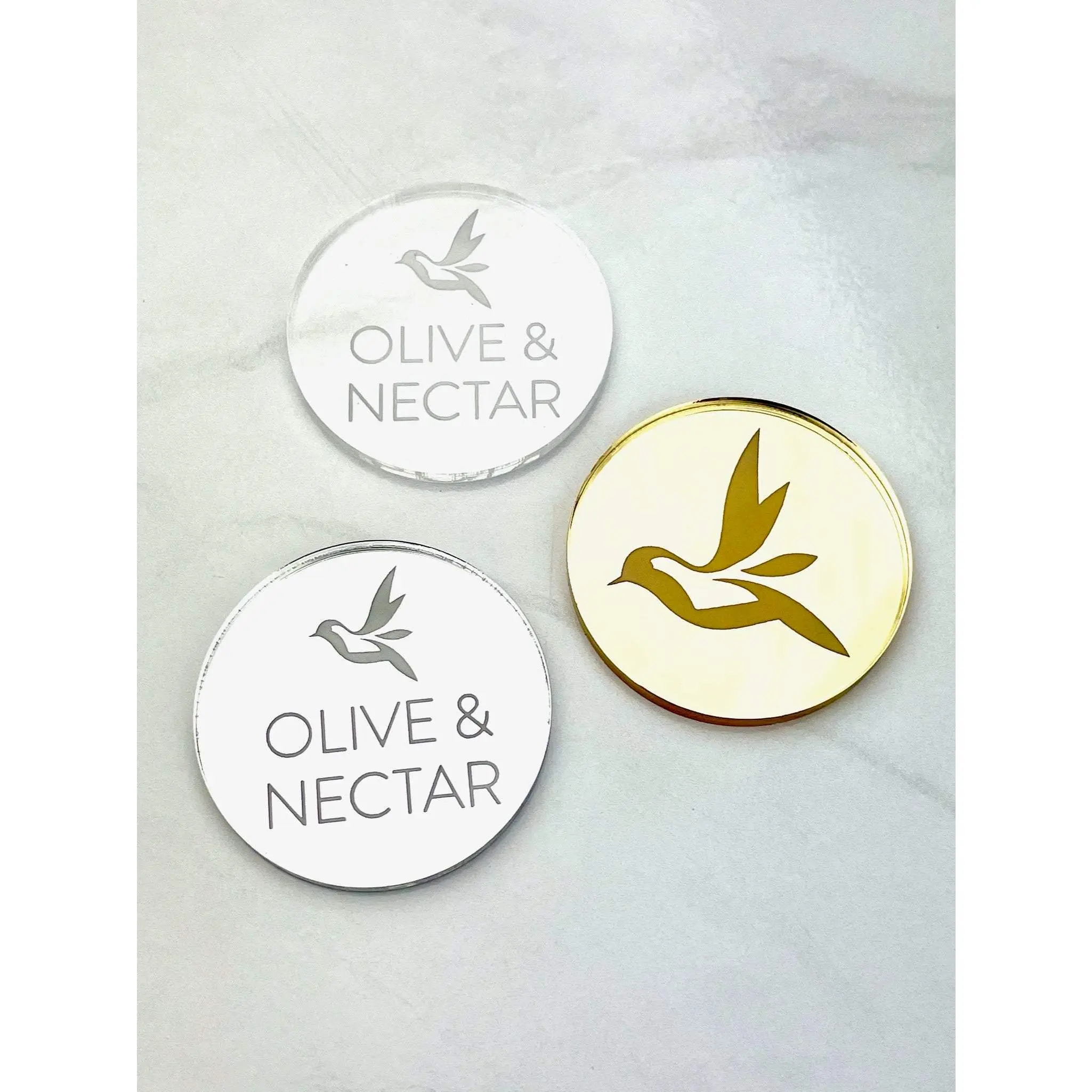 Acrylic Personalized Logo Coin