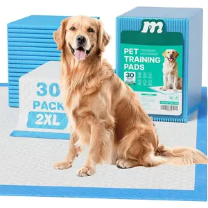30"x36"  Pee Pads , 30 Pack XX-Large Super Absorbent  Pee Pads with Adhesive Tabs, 6 Layers Thick Leak-Proof Potty Pads for Dogs and Puppies
