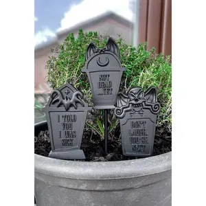 Gravestone Plant Pot Markers