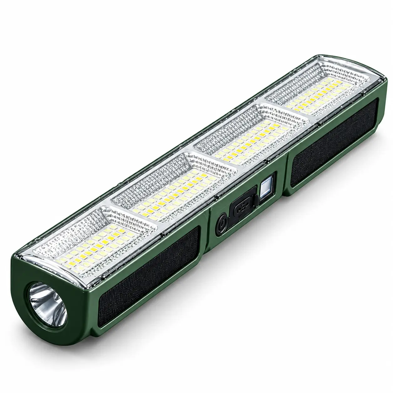 168 LED Rechargeable Work Light, Portable Utility Light with Magnetic Base, Hidden Hook, Battery Display, USB Output & 3 Lighting Modes for Car Repair, Garage, Camping & Emergencies