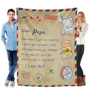 Christmas Papa Gifts from Grandchildren, Birthday Gifts for Papa, Best Papa Ever Gifts from Granddaughter Grandson, Gift for Papa from Grandkids, Papa Presents Throw Blanket 60 x 50 Inch