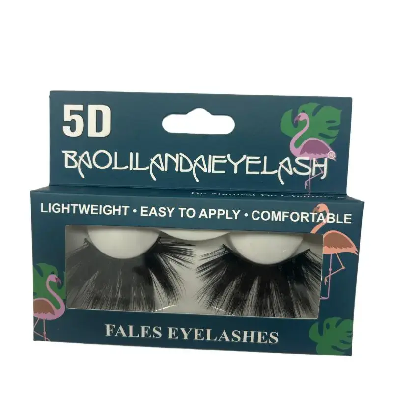 1 Pack False Lashes Natural Look False Eyelashes Soft Fluffy Fake Eyelashes
