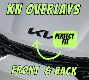 Kia Emblem Overlays for 2022+ K5/Stinger/Forte/Sorento/Sportage/EV6/Telluride/Seltos/Soul