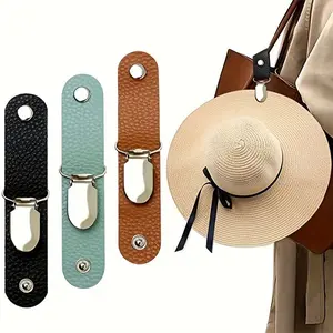 Metal Hat Clip for Bags, Luggage, Outdoor Gear, Lightweight Accessory, Ideal for Travel, Hiking, Camping, Attachable to Backpacks, Handbags