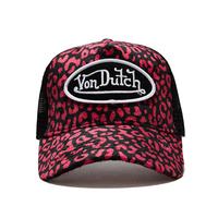 Hot Pink Cheetah Velvet Trucker Hat