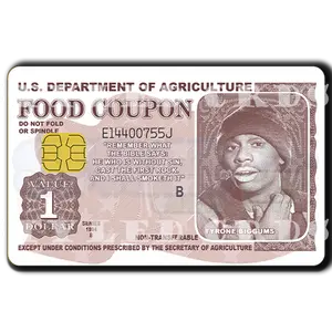 funny tyrone biggums debit card sticker