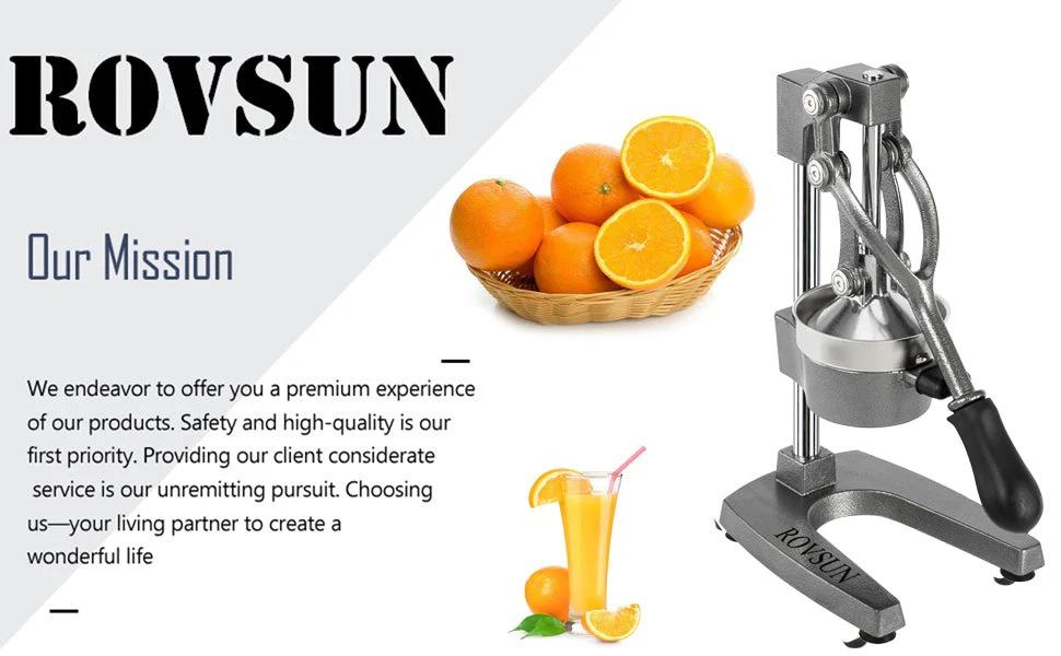 [FLASH SALE] ROVSUN Manual Cast Iron Citrus Juicer Heavy Duty Grey