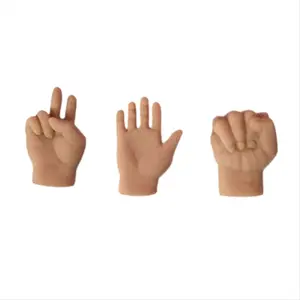 Stretchable TPR Hands Cat Toy, Mini Hands for Cats, New Stretchable TPR Hands Cat Toy, Finger Gloves for Cats 3PCS