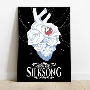 Hollow Knight Silksong Poster, Gaming Wall Art, Game Room Decor, Metroidvania Print, Gaming...
