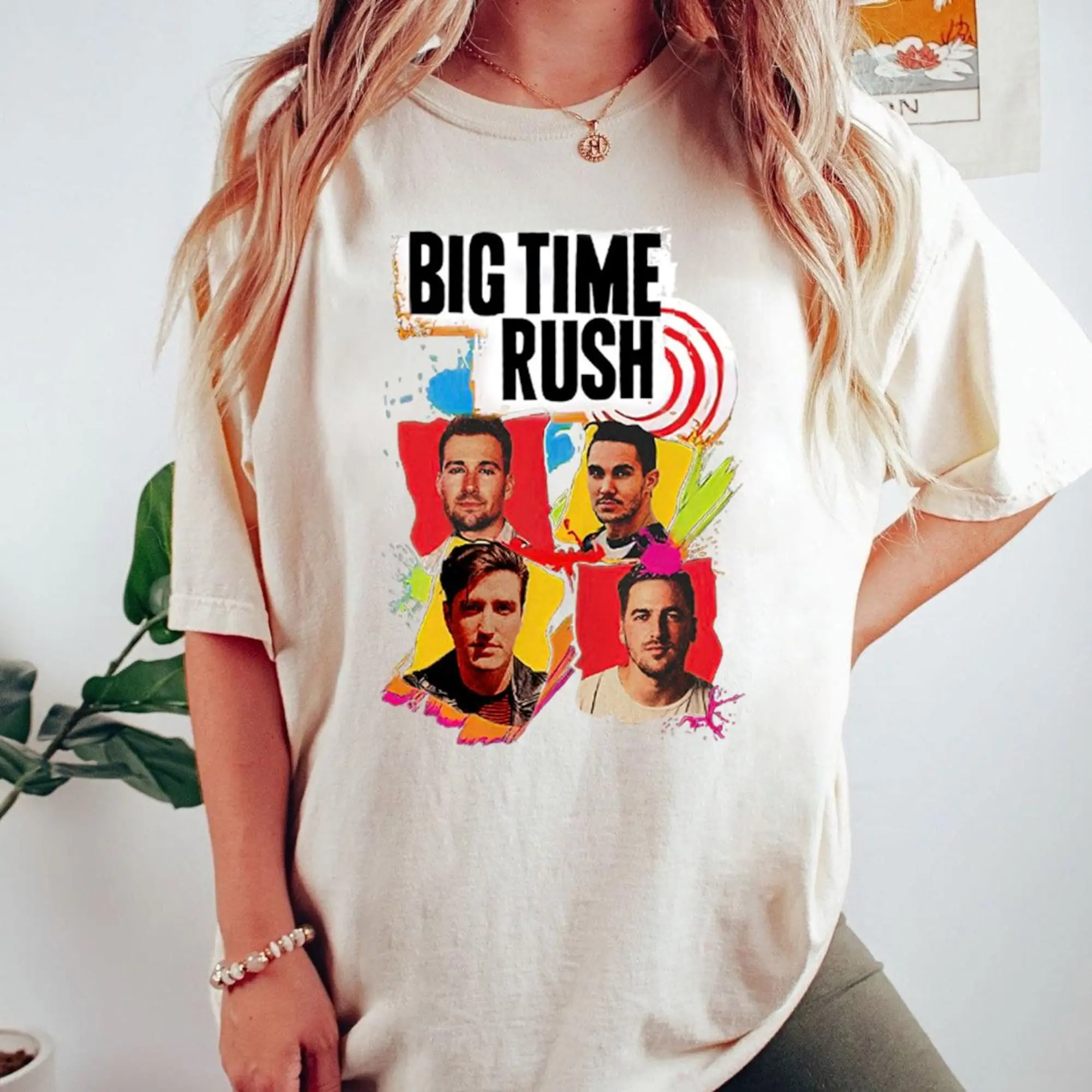 Big Time Rush In Real Life Worldwide Tour T-Shirt, Big Time Rush Graphic T-Shirt, Big Time Rush Fan Gift, BTR Band Tee, Gift For Fan, Gift For Her, Gift For Him
