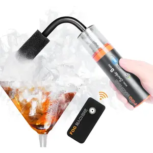 LENSGO Portable Fog Machine Smoke S Mini,Handheld Smoke Machine with 15W Power Remote Control Forgger for Photography Outdoor Events Indoor Parties Studio Short Video Filming Stage Effects