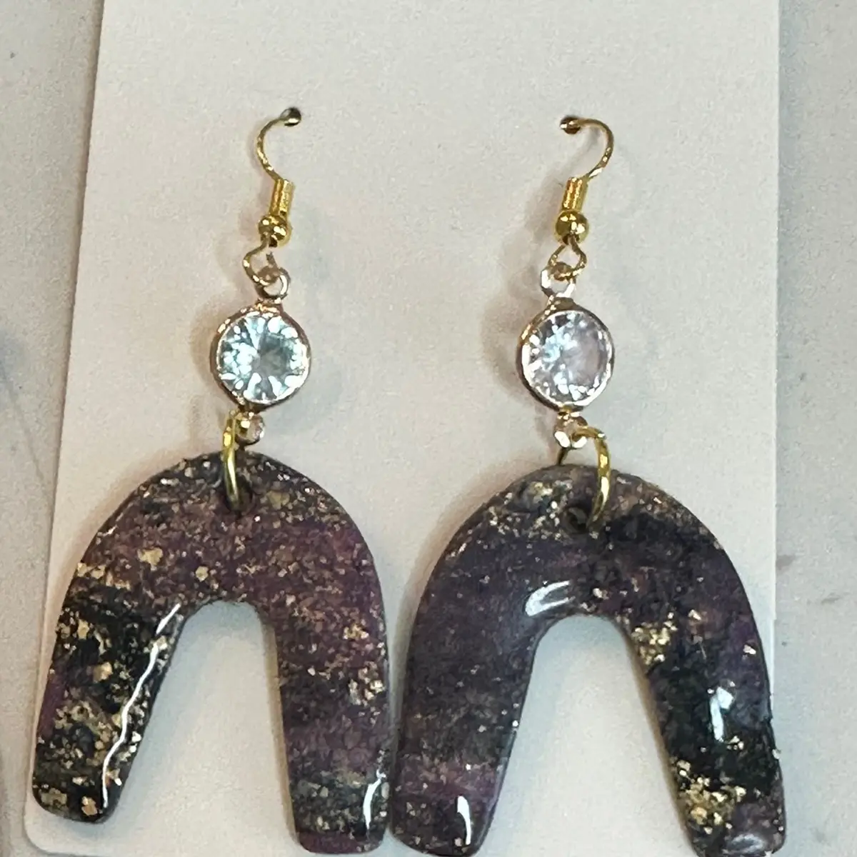 Galaxy earrings