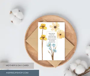 Simple Mother's Day Card Proverbs 31:31