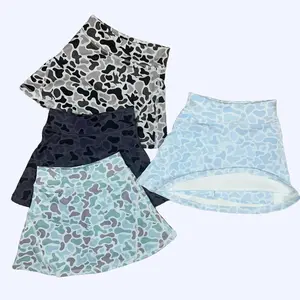 MOM and Me Girl's Camo Yoga Skirt – Stylish, Comfy & Ready for Adventure Cute Kids Clothes