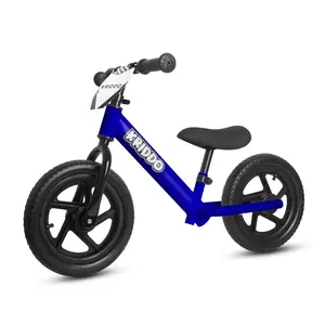 KRIDDO Classic Toddler Balance Bike - No-Pedal Kids' Toy for Ages 2-5, Lightweight First Ride, Tool-Free Adjustable Seat, Adjustable Handlebar, Custom Name Plate, Ideal for Summer Outdoor Play, Birthday Gifts