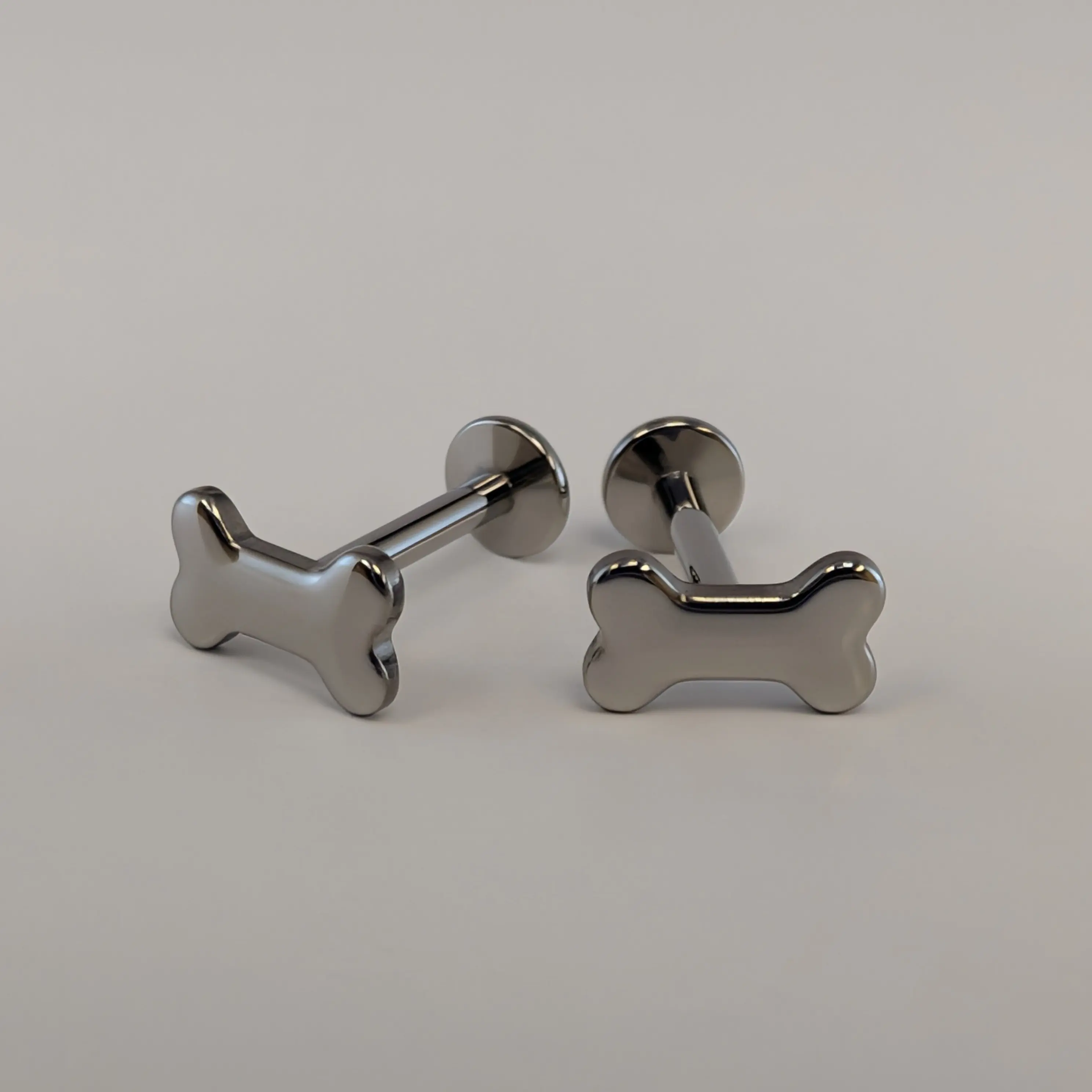 Threaded Doggy Bone Studs- Pair or Single- Altcultures